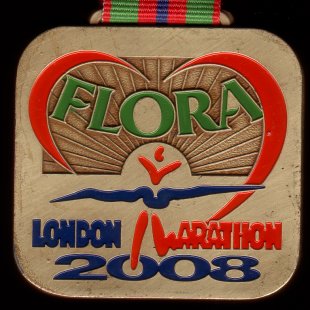 Finisher Medaille 28. London Marathon 2008