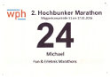 Startnummer 2. Hochbunker Müggenkampstraße Marathon - Hamburg 2016