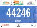 Startnummer New Delhi Marathon 2019