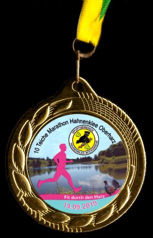 6. 10 Teiche Marathon Hahnenklee 2019 - Finisher Medaille