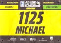 Startnummer 2. ADNOC Abu Dhabi Marathon 2019
