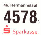 Startnummer 46. Hermannslauf